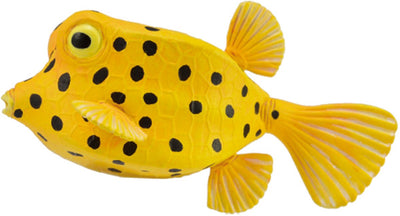 Figurine Collecta - poisson-coffre jaune - (s) - animaux marins - peint à la main - miniature