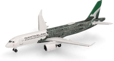 Herpa airbus a220-300 qantaslink série d'art volant min. chatte. tjuk.