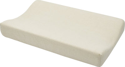 Housse de matelas à langer Meyco baby uni - tissu éponge - sable doux - 50x70cm