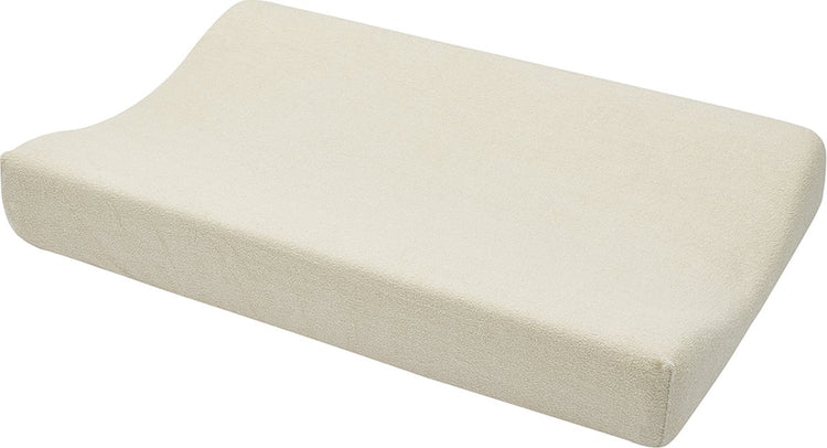 Housse de matelas à langer Meyco baby uni - tissu éponge - sable doux - 50x70cm
