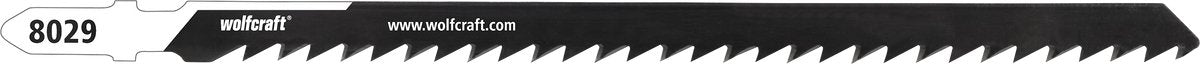 Wolfcraft - Lame de scie sauteuse PVC 100 mm - Lame HCS avec tige en T - idéale pour le plastique, les tuyaux PP PVC - 8029000