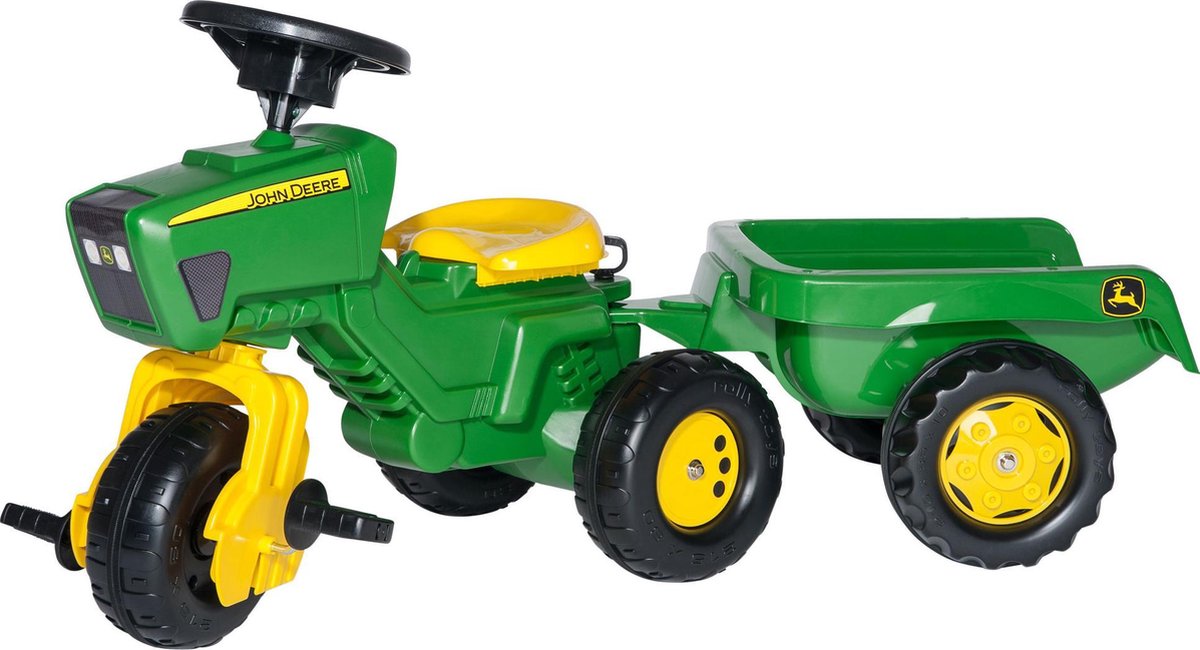 Rolly Toys Stair Tracteur Rollytrac John Deere Junior Green