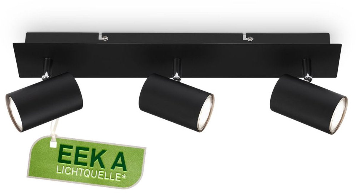 B.k.licht briloner isil – spot en saillie – avec eek une source lumineuse* - noir – 45cm
