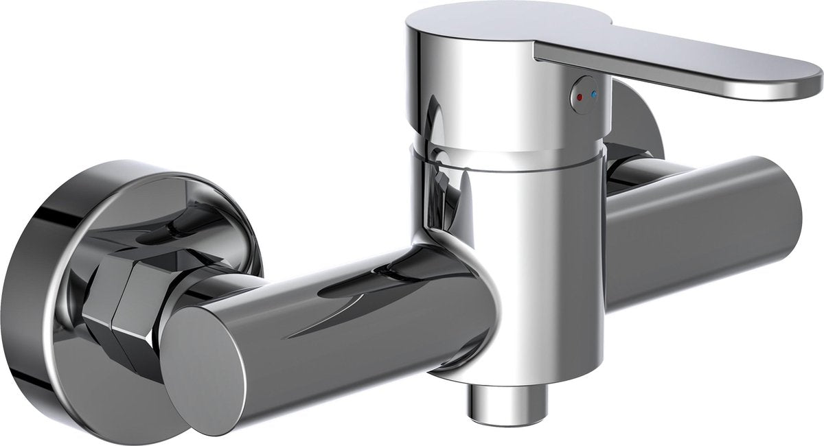 Robinet de douche Schütte Stockholm - mitigeur - entraxe 150 mm - chromé