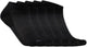 Craft active footies 5-pack chaussettes de sport unisexes - noir