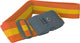 Sangle de valise Travelsafe avec cadenas TSA - orange - ouverture douane