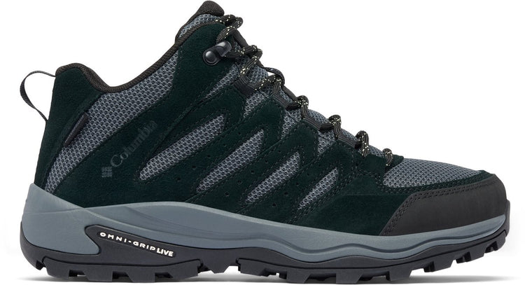 Columbia redmond™ iv chaussures de randonnée imperméables mi-hautes pour femme - noir, citron haze
