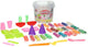 Ensemble d'argile dans une boîte de rangement pour crème glacée - 24 couleurs d'argile
