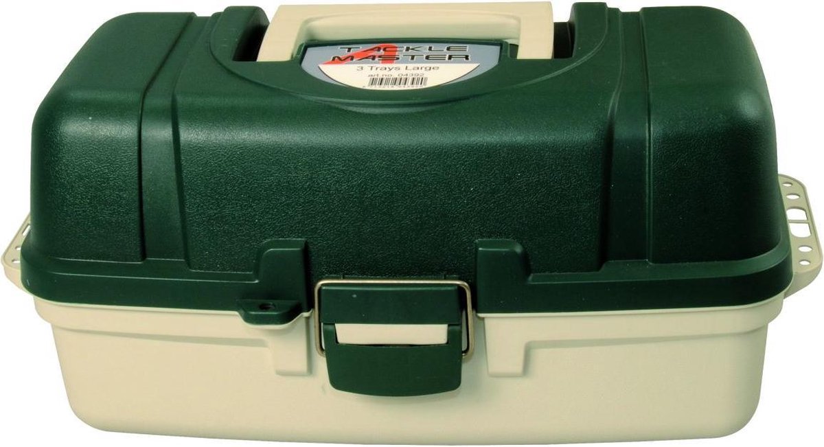 Albatros Tackle Master - mallette de pêche avec 3 tiroirs - 44 x 24 x 20 cm - vert
