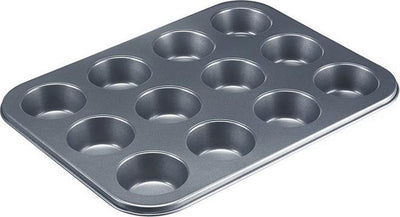 Moule Westmark pour 12 muffins, revêtement antiadhésif, acier laminé à froid, back meister, anthracite, 32902270