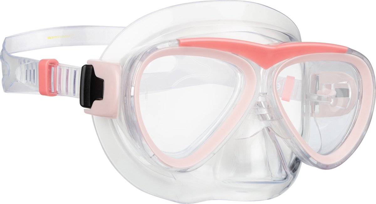 Lunettes de plongée Waimea - enfants - rose - lentille en verre trempé