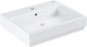 Lavabo Grohe cube en céramique - céramique - 60 x 49 cm - avec finition antibactérienne - blanc