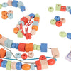Classic World World Wooden Fileing Perles, 90dlg.