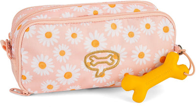 Stones and bones rowan 2.0 - trousse - trousse pour enfants - 3 compartiments - marguerites - fleur