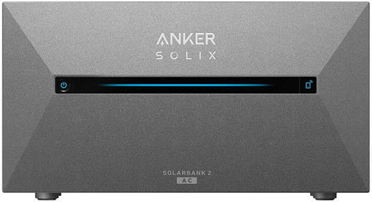 Anker solix solar bank 2 e1600 - 1 600wh - batterie domestique pour panneaux solaires - batterie domestique avec plug - plug and play