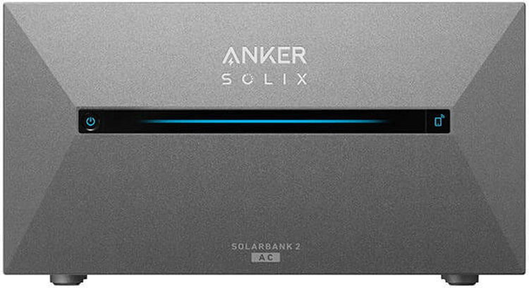 Anker solix solar bank 2 e1600 - 1 600wh - batterie domestique pour panneaux solaires - batterie domestique avec plug - plug and play