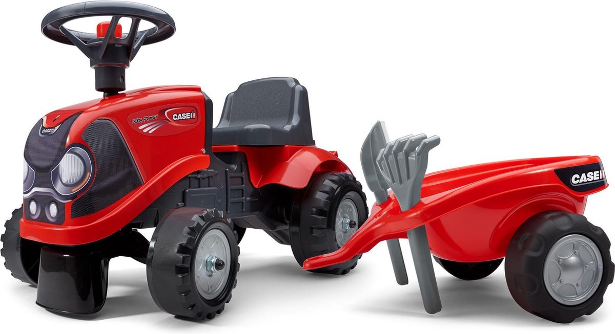 FALK FALK CASE IH TRACTEUR DE MARCHE + REMORS + ACCESSOIRES