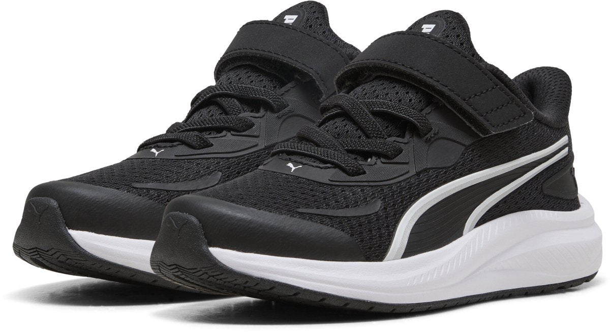 Puma skyrocket 2 ac+ ps chaussures de sport unisexe - noir- blanc- argent