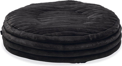 Conçu par lotte reza - coussin pour chien - rond - anthracite - 65x65x16 cm