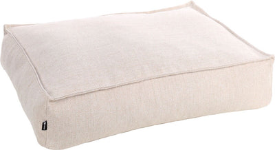 Coussin orthopédique pour chien Flamingo - Ligne Premium - Coussin pour chien de luxe pur 100 x 70 x 18 cm - Mousse à mémoire de forme supplémentaire pour un confort maximal - Coussin pour chien Baldar beige