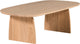 Table basse tablo Woood 110 cm - chêne - transparent - 35x110x59