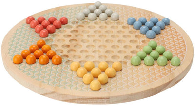 Jeu de société en bois halma