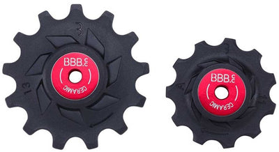Bbb Cycling BBB Rollerboys Ensemble de roues de dérailleur Shimano GRX en céramique pour vélos Argent 11-13T