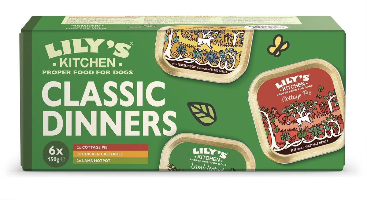 Lily's kitchen Plateaux de dîners pour chiens adultes multipack