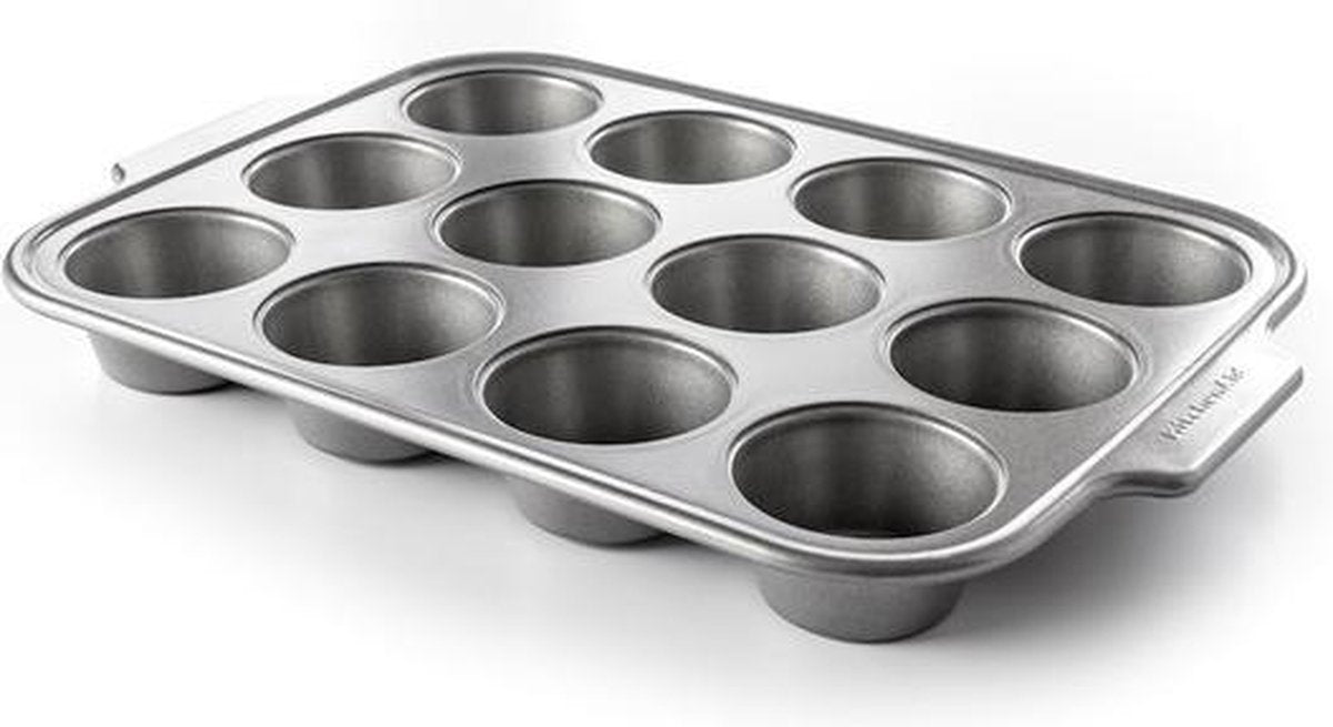Moule à muffins Kitchenaid manche aluminisé 12 pièces