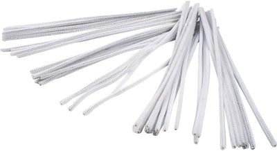 CHENILLE BLANC 30 cm, 50e.