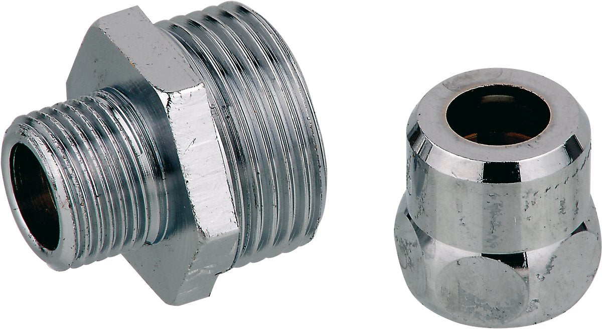 Raccord à compression Kirchhoff ms - chromé - 3 4 mâle x 10 mmq