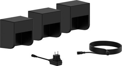 Philips LED Applique Philips Gardenlink Grits 24V - noire - lot de 3
