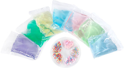 Mélangez votre propre mastic de licorne avec des paillettes et des perles, 700 grammes