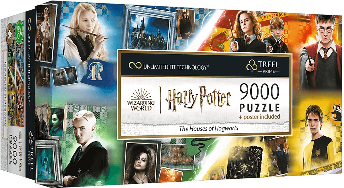 Puzzle Trefl Harry Potter - 9000 pièces - les maisons de Poudlard.