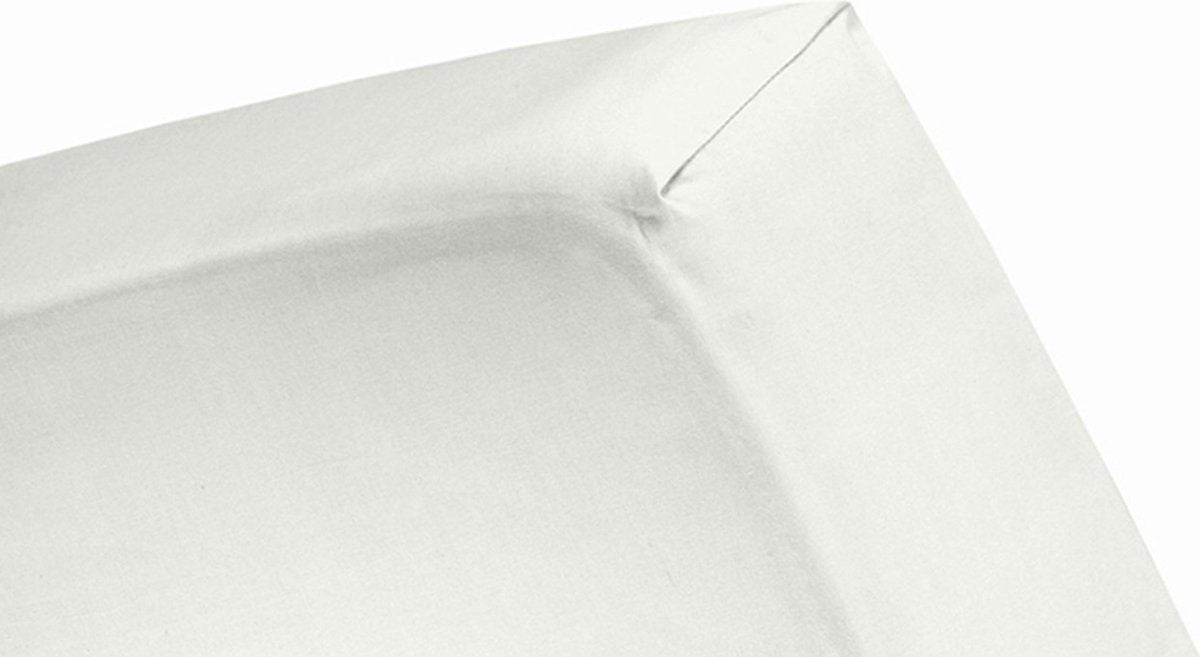 Cendrillon - drap-housse (jusqu'à 25 cm) - jersey - 200x210 220 cm - ivoire