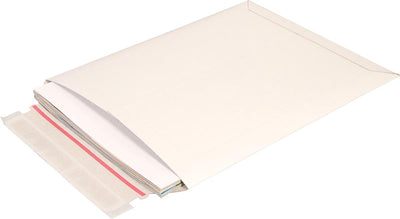 Enveloppe Cleverpack b4 - 250x353mm carton blanc - 5 pièces