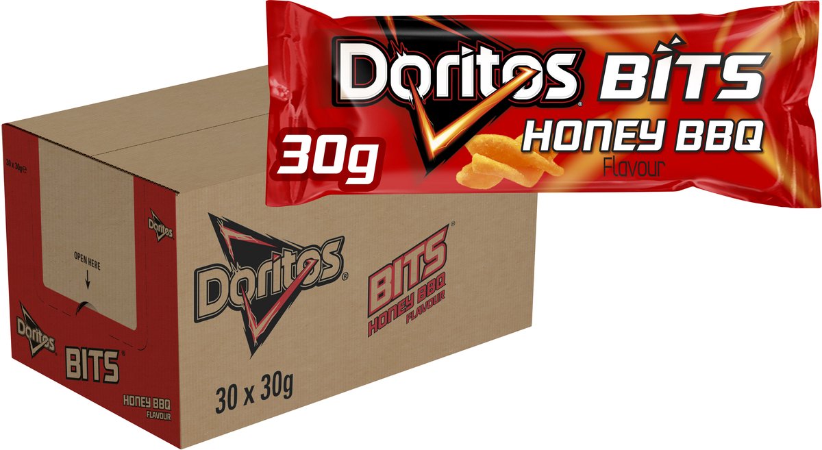 Doritos bits chips barbecue au miel rouge (30x 30gr)