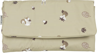 Matelas à langer bébé animaux de la forêt Meyco - sable