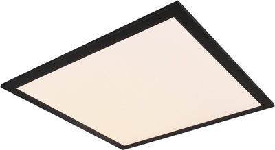 Rl live your light reality alpha - plafonnier - noir mat - incl. 1x SMD 18 W - montage mural et plafond - source lumineuse non remplaçable - non dimmable