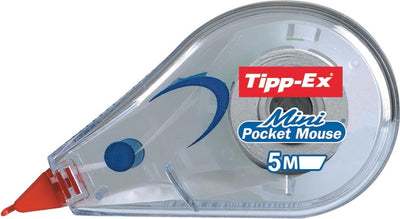 Roller correcteur Tipp-ex 5mmx6m mini souris de poche sur blister