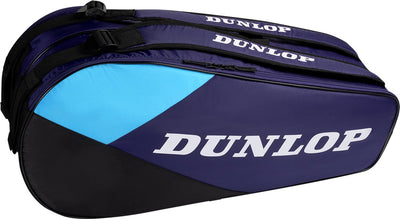 Dunlop - sac de tennis - fx club 6rkt - sac de sport unisexe - violet noir cyan