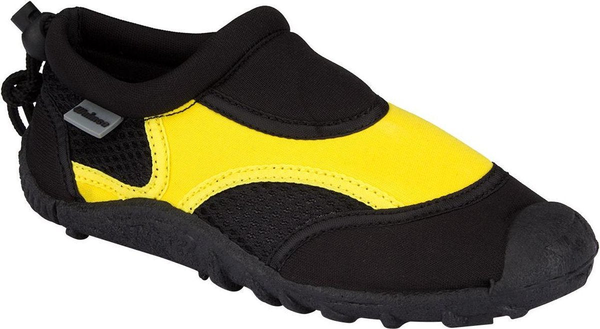 Chaussures aquatiques Waimea - wave - noir jaune - taille 29 - antidérapantes