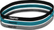 Avento élastique pour cheveux de sport - 3 pièces - bleu noir gris - antidérapant