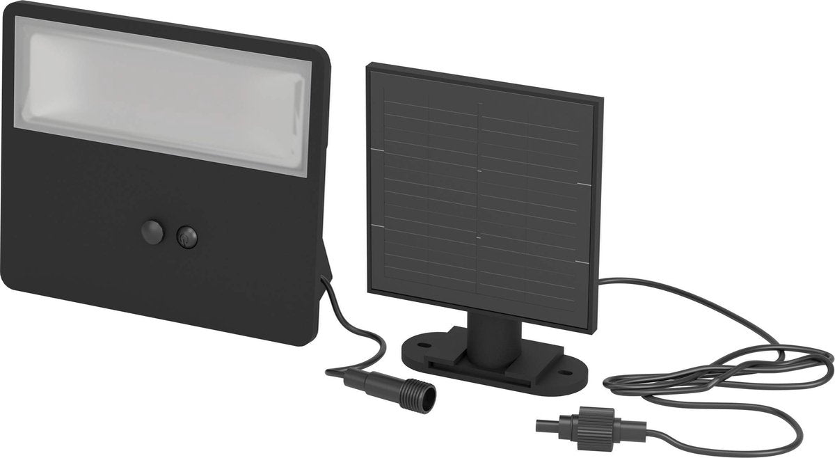 Applique d'extérieur solaire Eglo panettieri - LED - 17 cm - noir