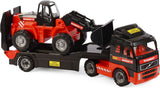 Camion Cavallino Mammoet avec remorque et excavatrice - afbeelding 1