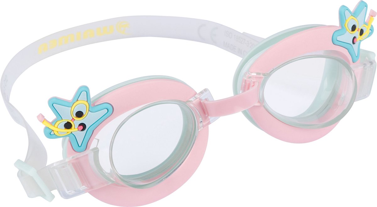 Waimea lunettes de natation - enfants - avec dessin animé - protection UV - rose