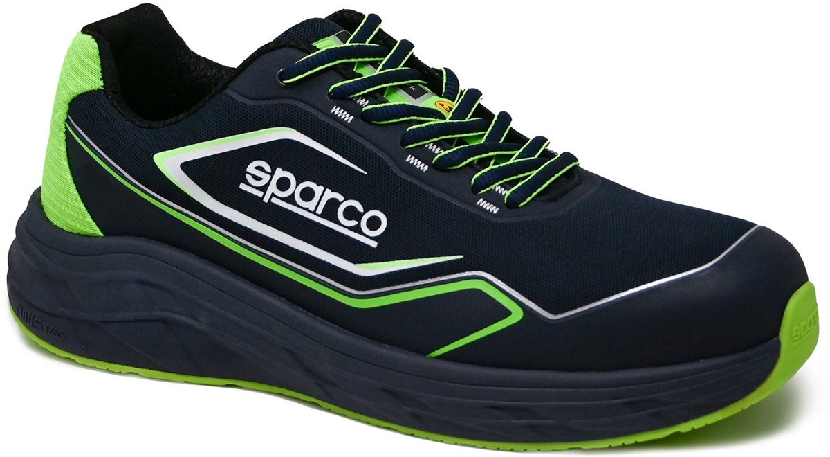 Sparco chaussures de travail s1ps esd - impulse Want - bleu marine vert — bleu — 44