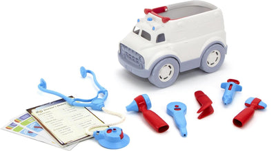 Bigjigs jouet ambulance médecin ensemble de jeu - jouets verts