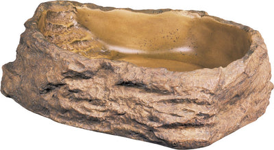 Exo terra - bol à eau - plat à eau - marron - l