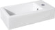 Fontaine Differnz hura l - céramique - 40 x 22 x 11,5 cm - blanc
